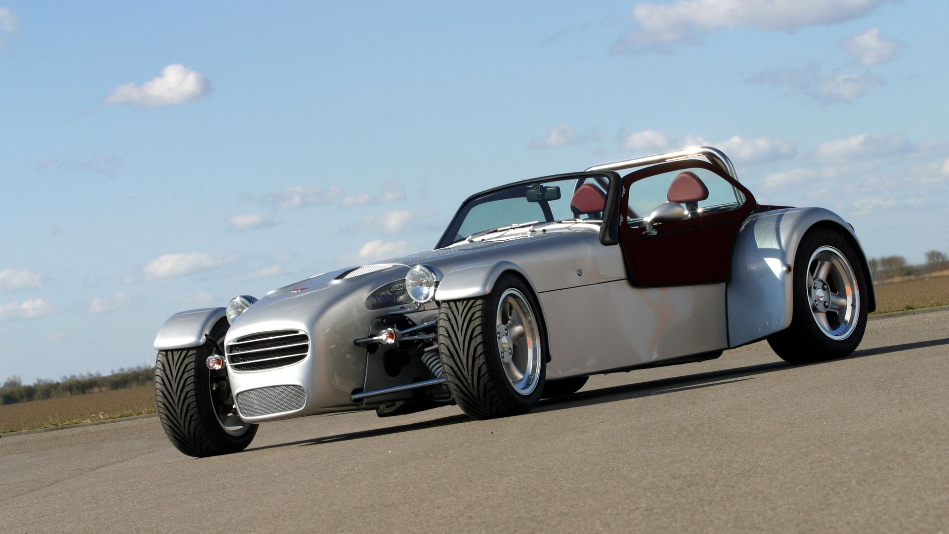 donkervoort d8 audi e-gas, wide track, grey, front