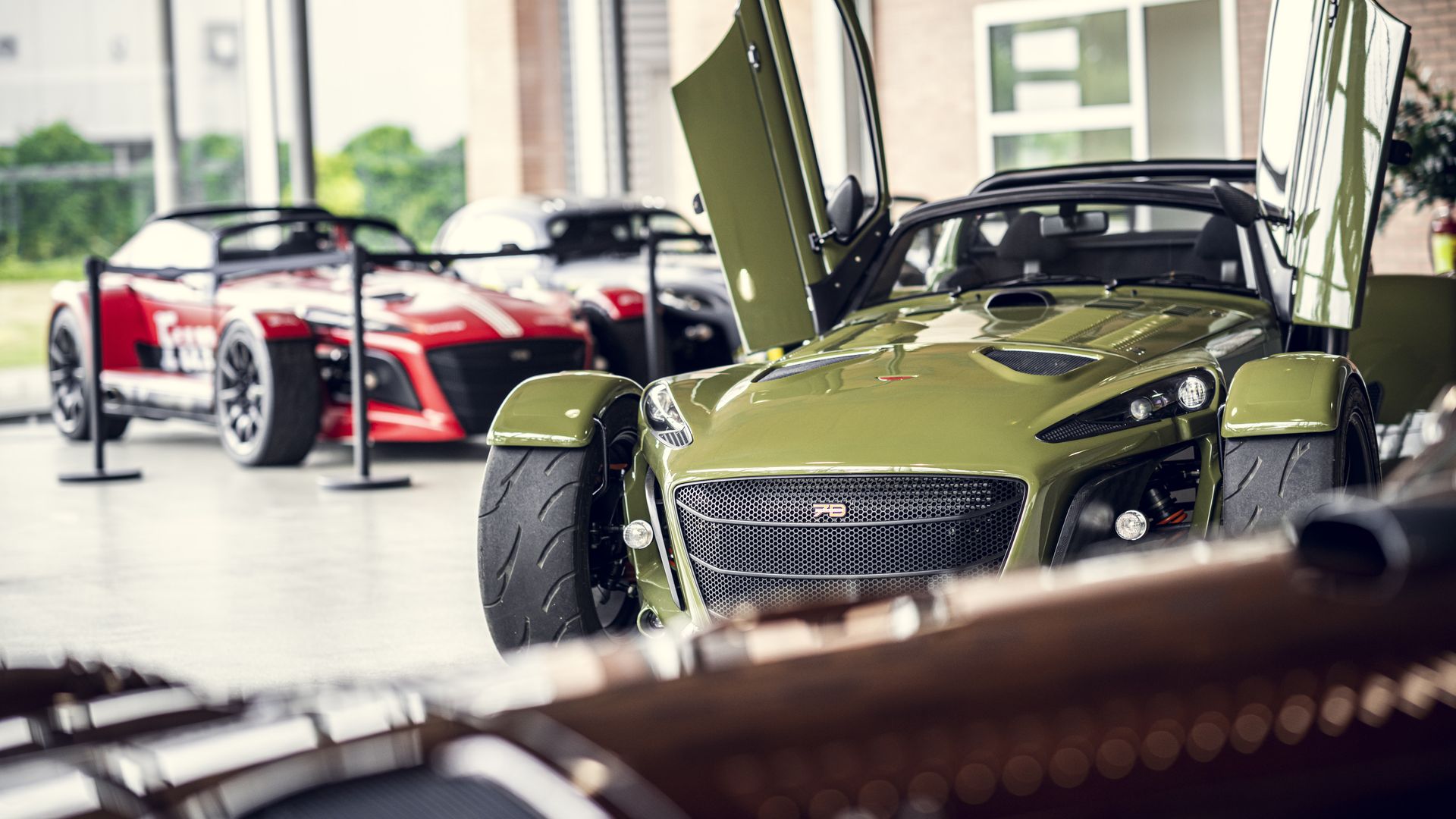 donkervoort, showroom, factory, lelystad